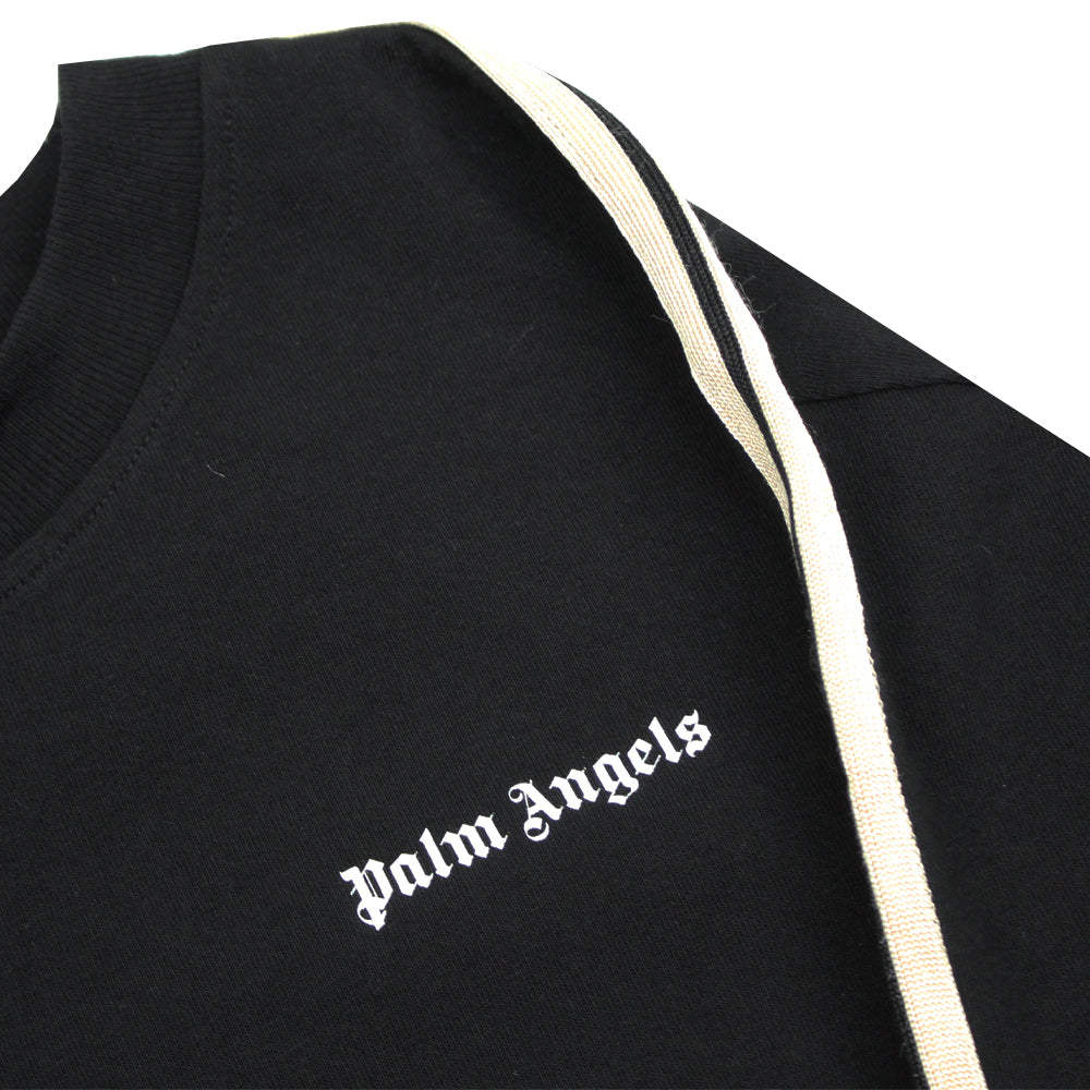 Palm Angels Logo Track Black T-Shirt