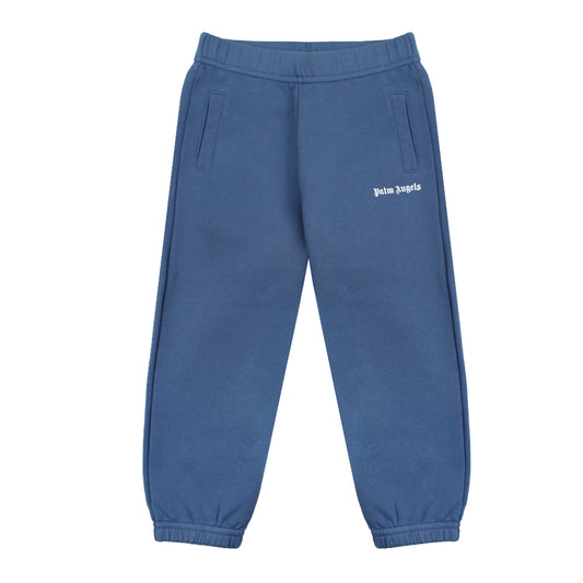 Palm Angels Logo Joggers Blue