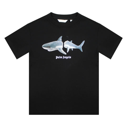 Palm Angels Black Shark T-Shirt