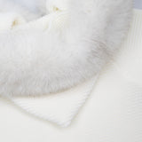 Pangasa Cream Fur Knitted Jacket