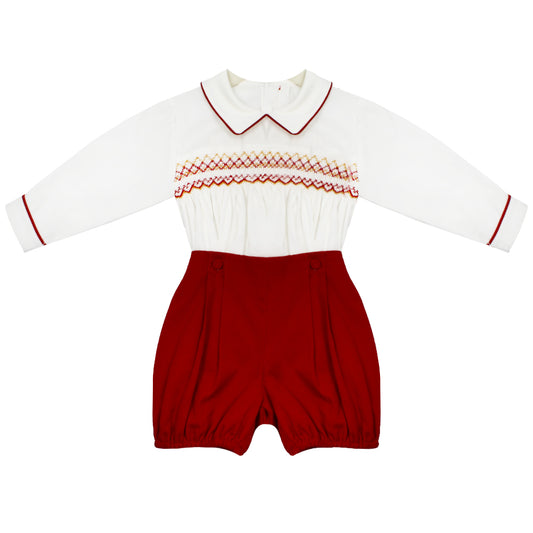 Pretty Originals Red & Cream Outfit