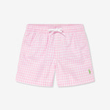 Ralph Lauren Pink Check Swim Shorts