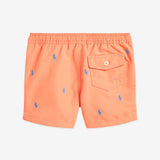 Ralph Lauren Orange & Blue Logo Swim Shorts