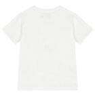 Ralph Lauren White Bear Logo Cropped T-Shirt