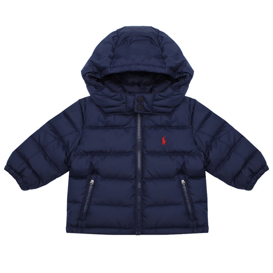 Ralph Lauren Baby Navy Puffer Coat