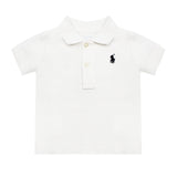Ralph Lauren White Baby Polo