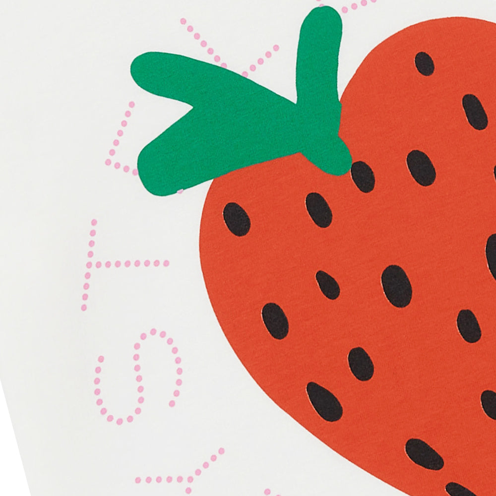 Stella McCartney Ivory Strawberry T-Shirt