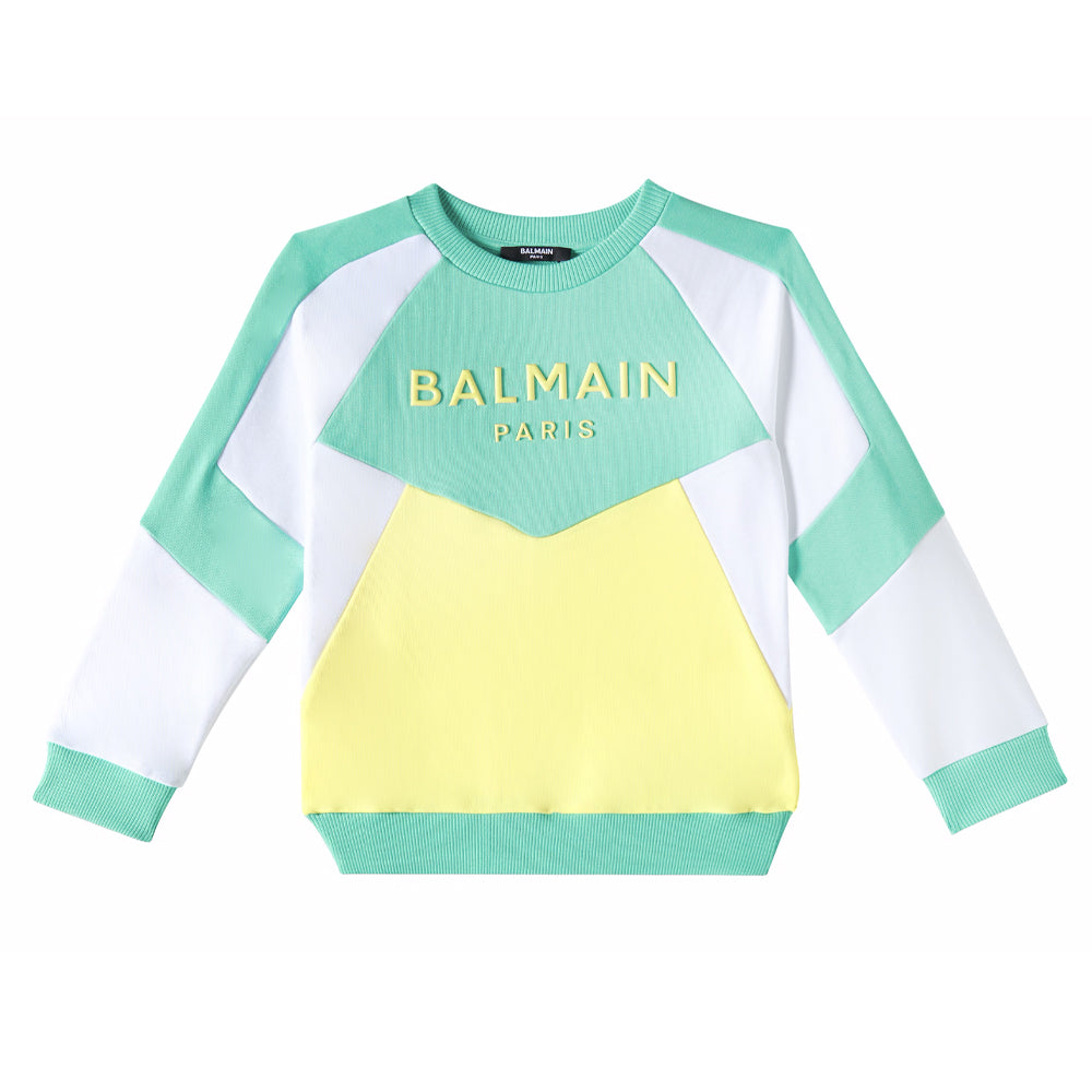 Balmain Verde Sweatshirt