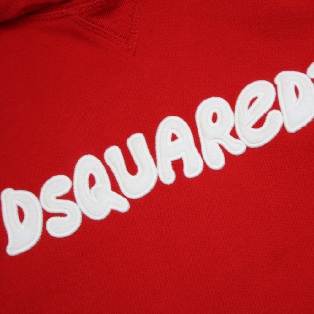 Dsquared2 Red Logo Hoodie