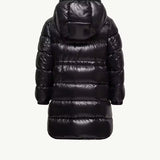 MONCLER BLACK DACCA HOODED DOWN JACKET