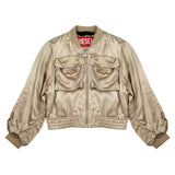 Diesel Bomber Shiny Beige Jacket