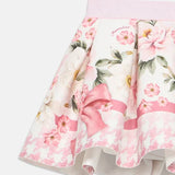 MONNALISA PINK FLORAL SKIRT