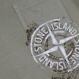 Stone Island Khaki Logo T-Shirt