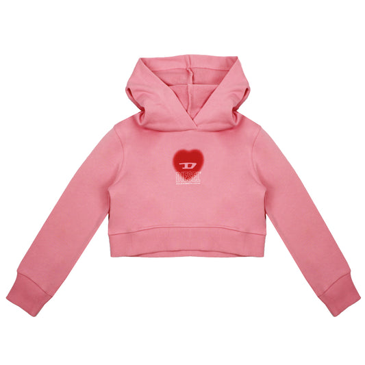 Diesel Pink Heart Hoodie