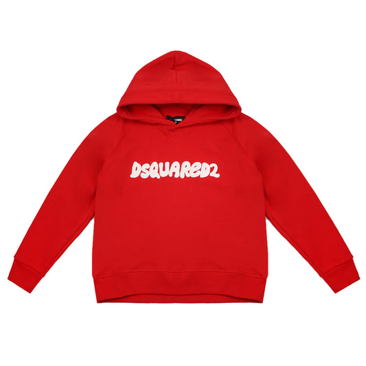 Dsquared2 Red Logo Hoodie