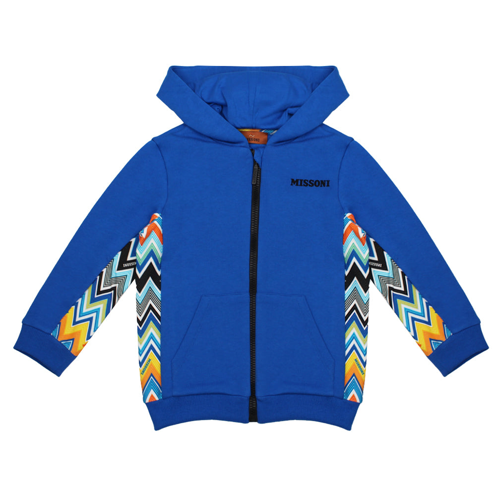 Missoni Blue Zip Up Jacket