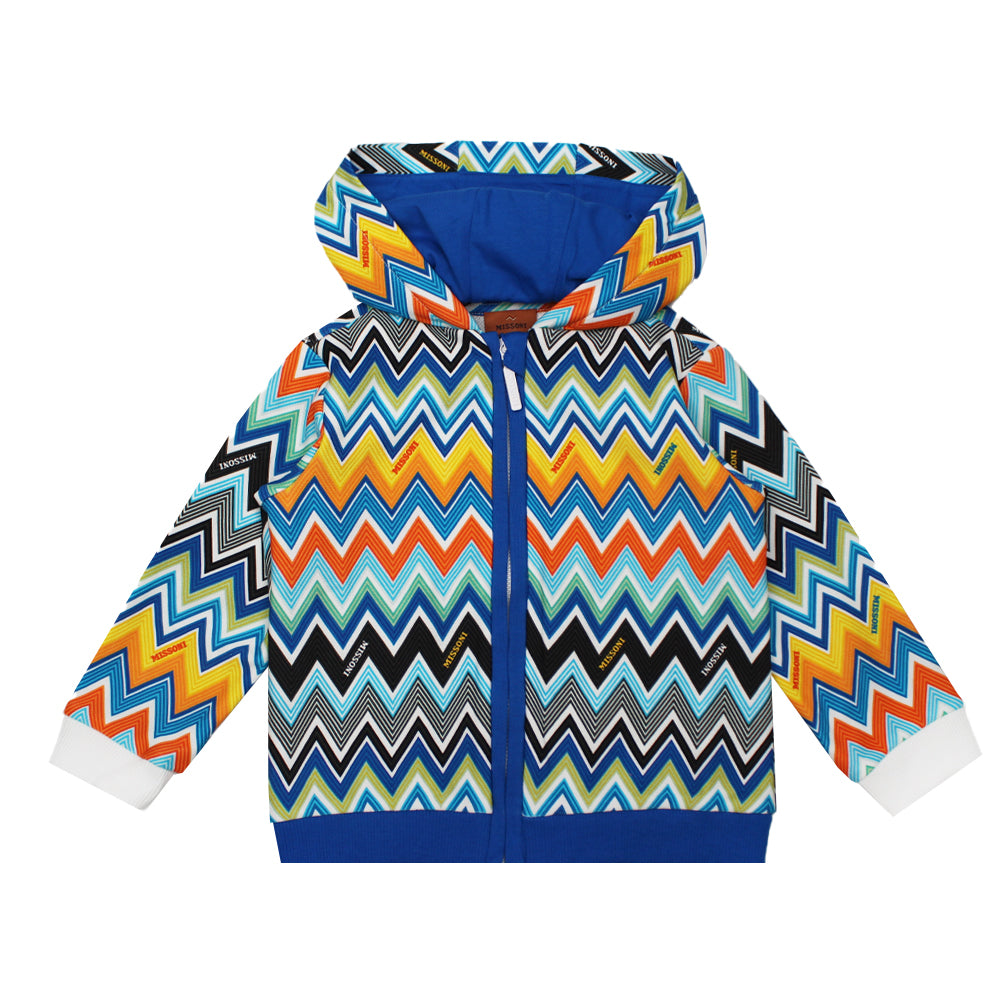 Missoni Multicoloured Zig Zag Zip Up