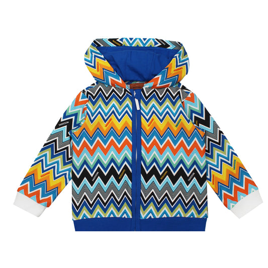 Missoni Multicoloured Zig Zag Zip Up