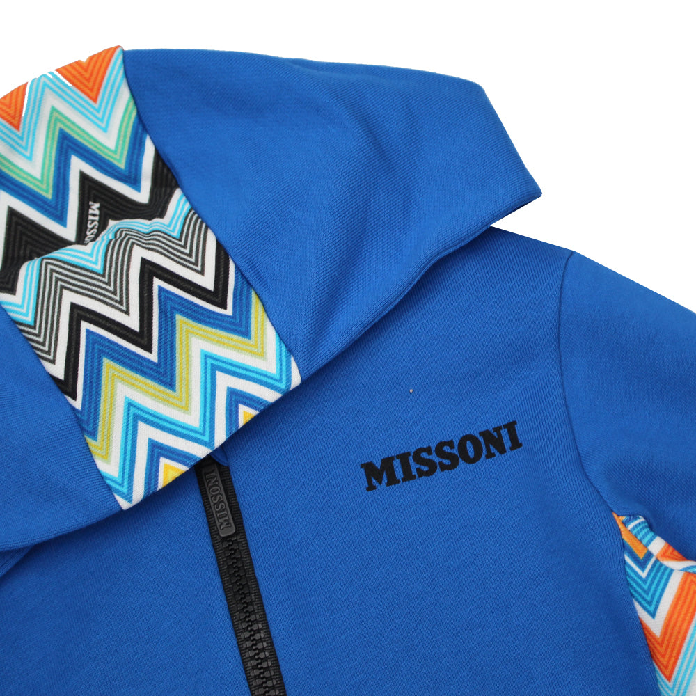 Missoni Blue Zip Up Jacket