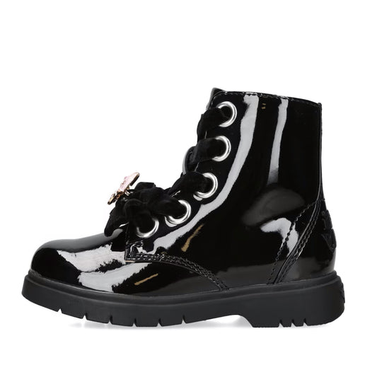 Lelli Kelly Fior di Fiocco Black Boots