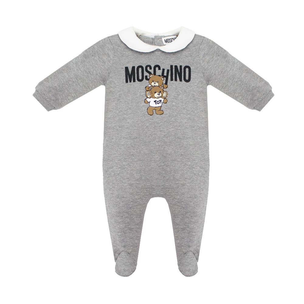Moschino Grey Romper Teddies