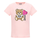 Moschino Sugar Rose Pink T-Shirt Teddy Heart Logo