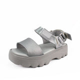 Mini Melissa Kick Off Sandal Silver