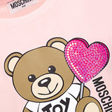 Moschino Sugar Rose Pink T-Shirt Teddy Heart Logo