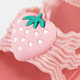 Mini Melissa Strawberry Sandals Pearly Pink