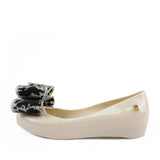 Mini Melissa Classic bow Beige Ballet Shoe