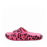 Mini Melissa Pink/Black Leopard Print Slider
