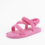 Mini Melissa Pink Strappy Sandals