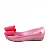 Mini Melissa Ultragirl Classic Bow Pink Glitter