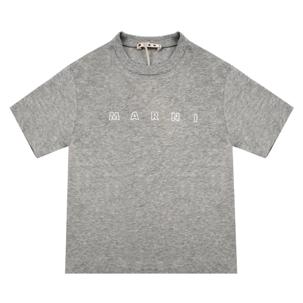 Marni Grey Logo T-Shirt