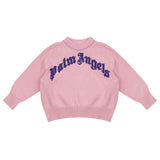Palm Angels Knitted Pink Sweatshirt