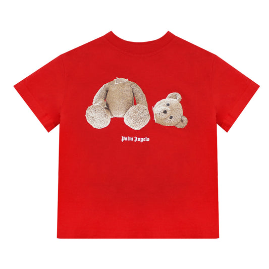 Palm Angels Red Teddy Bear T-Shirt