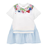 MONNALISA ALICE IN WONDERLAND DRESS