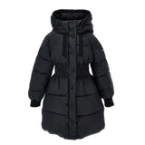 MONNALISA BLACK GIRLS LONG PUFFER COAT
