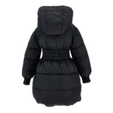 MONNALISA BLACK GIRLS LONG PUFFER COAT