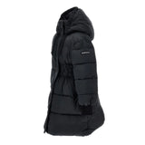 MONNALISA BLACK GIRLS LONG PUFFER COAT