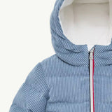 MONCLER PUKI CORDUROY HOODED DOWN JACKET