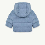 MONCLER PUKI CORDUROY HOODED DOWN JACKET