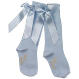 PRETTY ORIGINAL BLUE BOW SOCKS