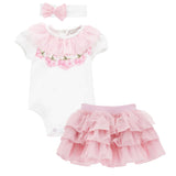 Monnalisa Rose Baby TuTu Set