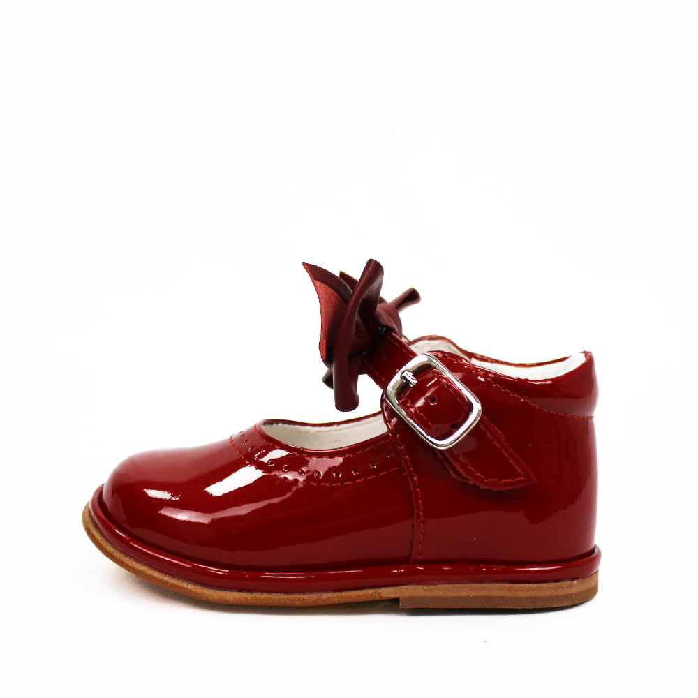 Borboleta Vitoria Red Patent Shoes