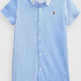 Ralph Lauren Blue Stripe Romper