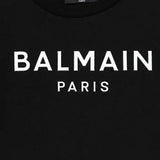 Balmain Black Girls Logo Dress