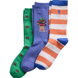 RALPH LAUREN 3 PACK SOCKS