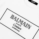 WHITE BALMAIN TSHIRT
