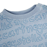 Stella McCartney Blue Logo Print Sweatshirt